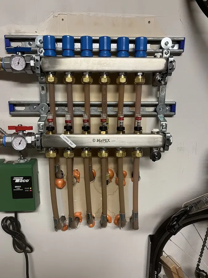 Plumber performing Leak Detection at a residential property in Bostonia